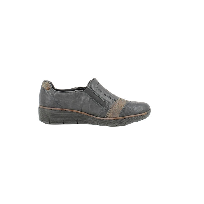 Rieker mocassin confort 537c0.00 cuir lisse noir scratch5175001_3