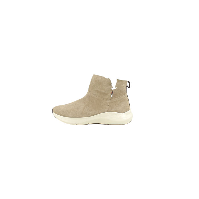 Rieker bottine 42170.64 velours taupe zip