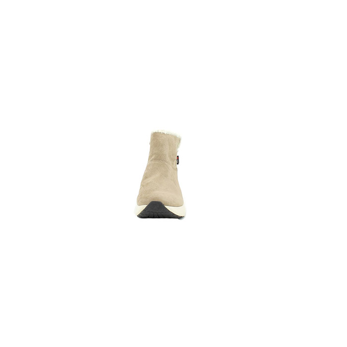 Rieker bottine 42170.64 velours taupe zip5177701_2