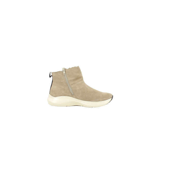 Rieker bottine 42170.64 cuir velours taupe zip5177701_3