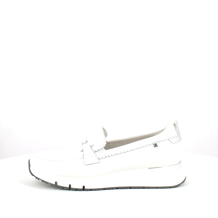 Dorking derbies mocassins d9047 cuir lisse blanc