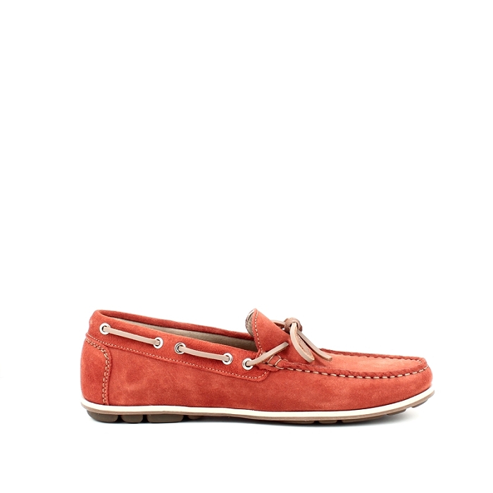 Fluchos mocassin f0425 cuir velours orange5182301_3