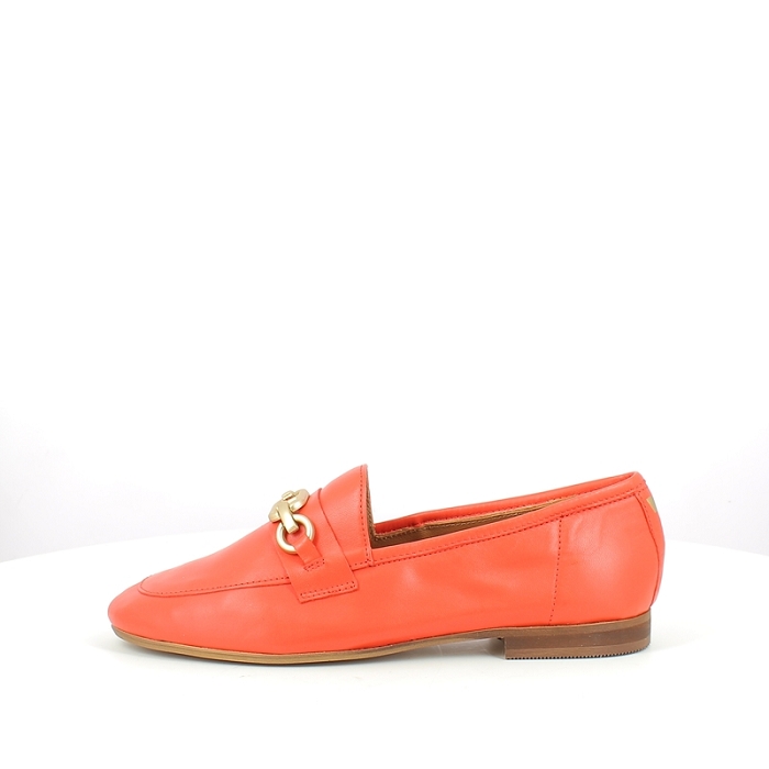 Jb martin derbies mocassins franche bijou cuir lisse corail