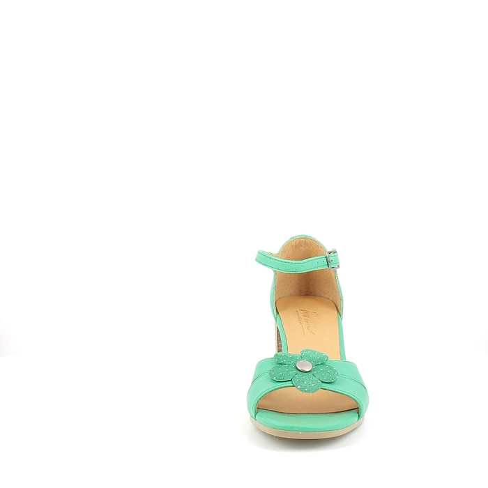 Minka design sandale edel cuir lisse vert boucle5184701_2