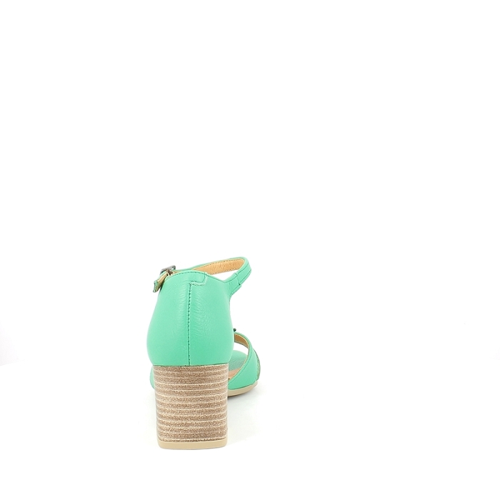 Minka design sandale edel cuir lisse vert boucle5184701_4