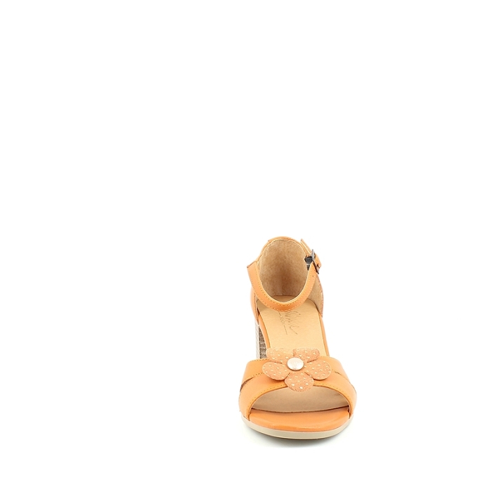 Minka design sandale edel cuir lisse orange boucle5184702_2