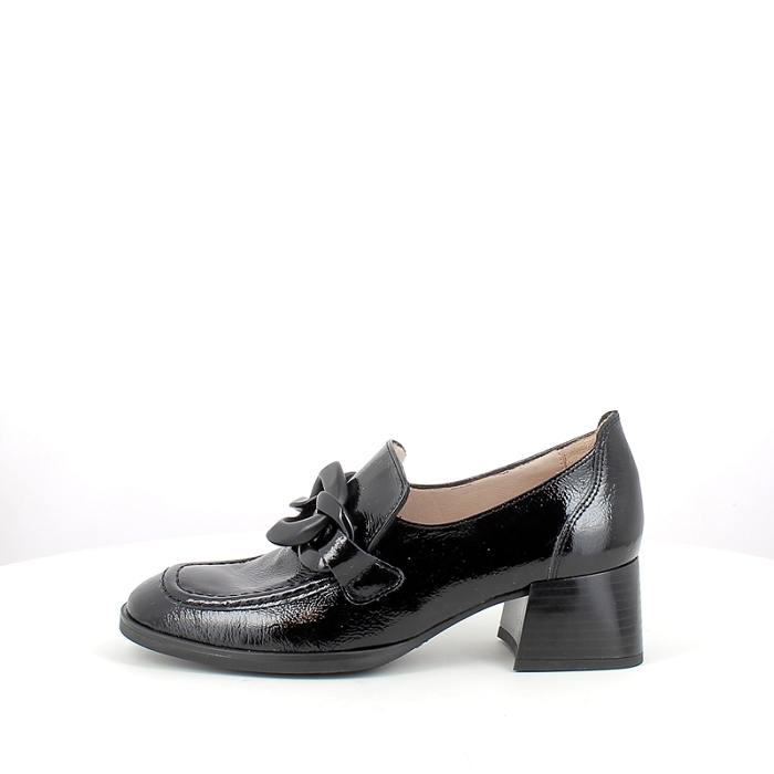 Hispanitas derbies mocassins charlize cuir lisse noir