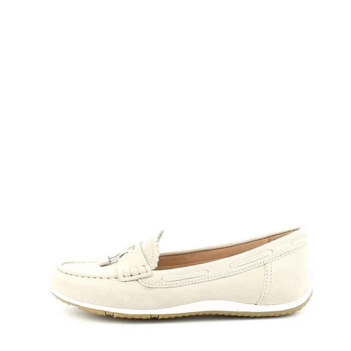 Geox derbies mocassins d35dna cuir velours beige