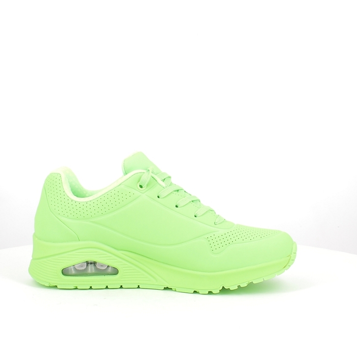 Skechers basket 73667 multi matiere vert lacet5188401_3