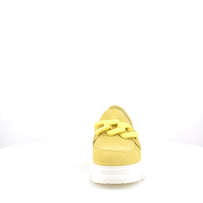 Pisati derbies mocassins dana cuir velours jaune5189102_2