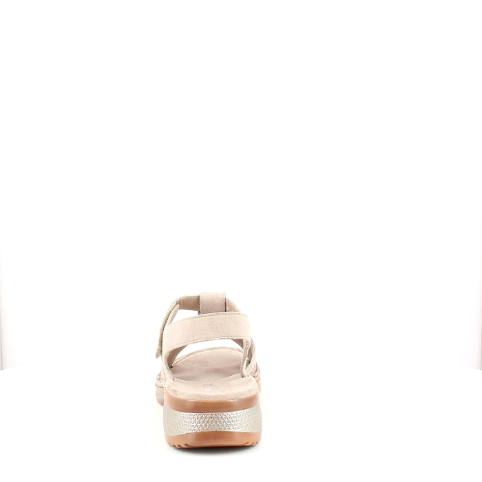 Ara sandale 1229011.09 cuir velours beige scratch5189601_4