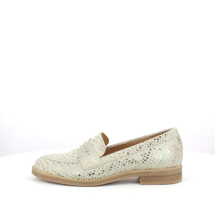 Myma derbies mocassins 6313my croco ecaille taupe