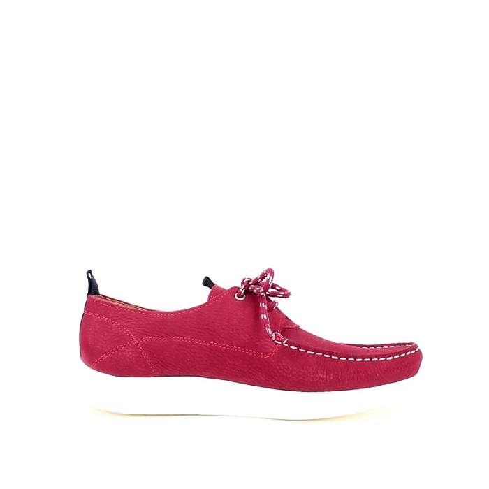 Tbs mocassin lisbone nubuck rouge5199902_3