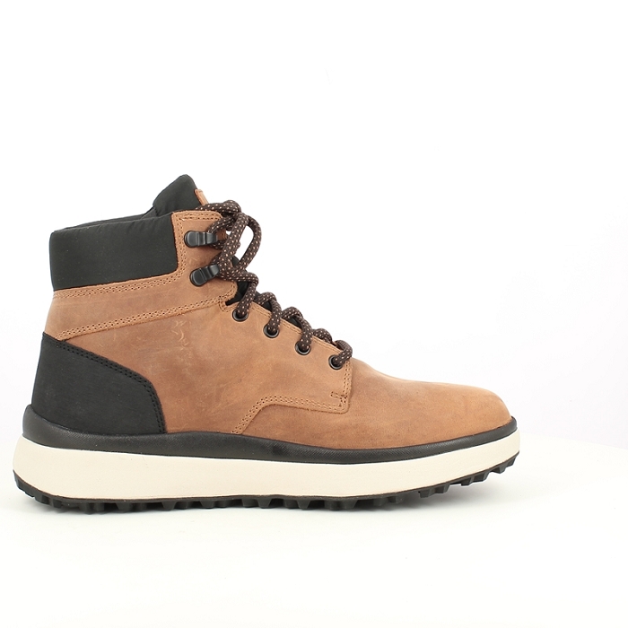 Geox bottine u36fzc nubuck camel lacet zip5215201_3