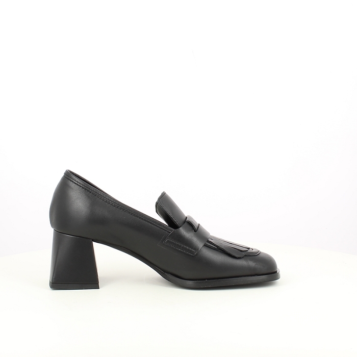 Pisati derbies mocassins fiamma cuir lisse noir5218501_3