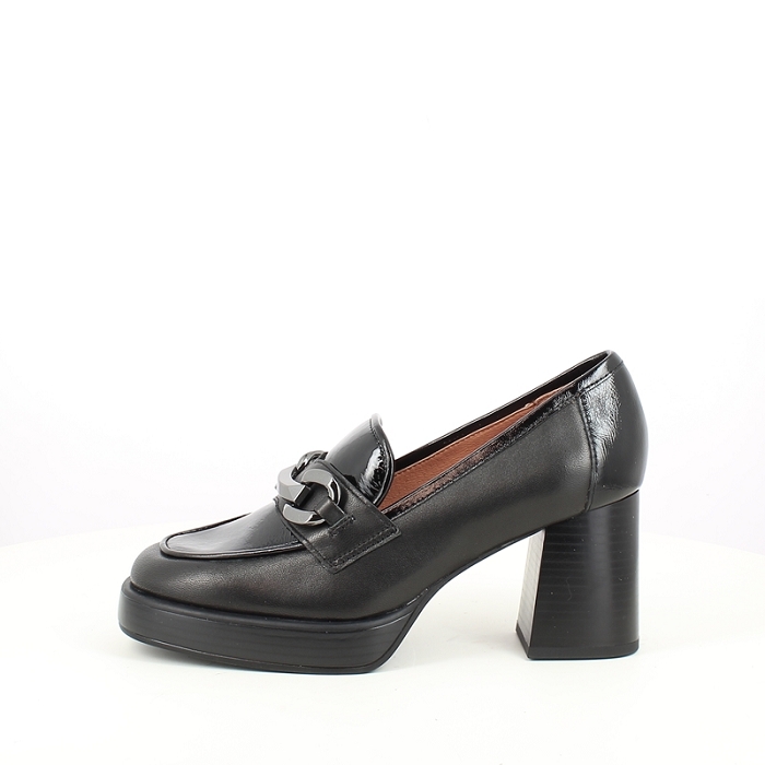 Mamzelle derbies mocassins on cuir lisse noir