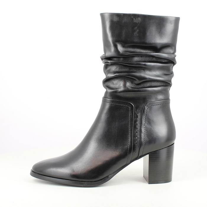 Regarde le ciel mi botte joan 11 cuir lisse noir zip