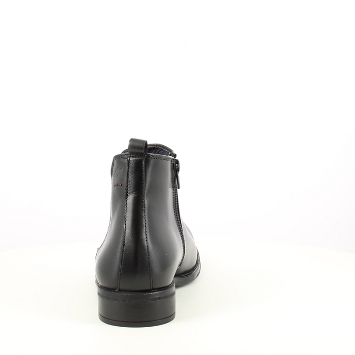 Fluchos bottine 8756 cuir lisse noir elastique5221502_4