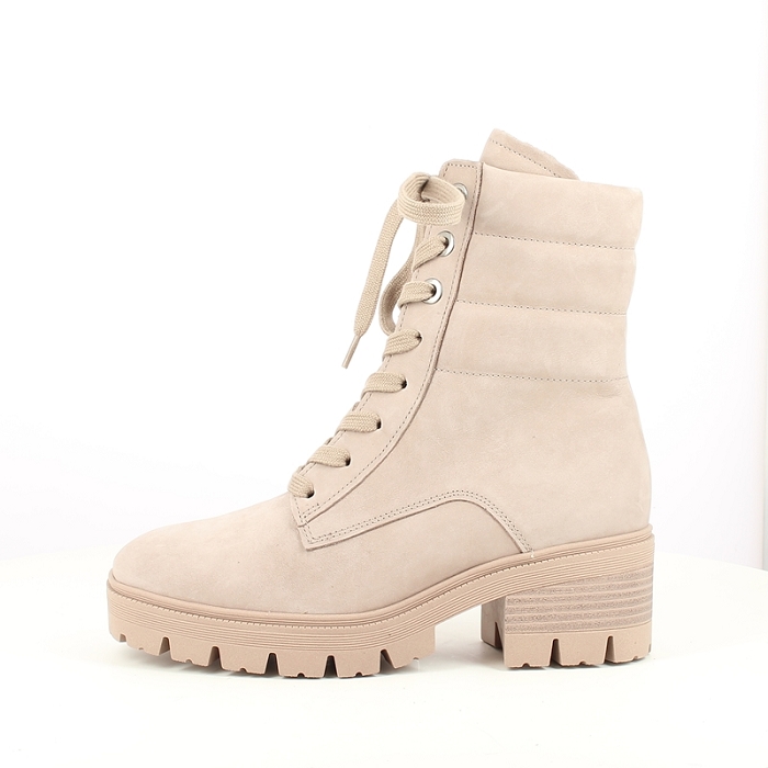 Gabor bottine 32.815.33 nubuck taupe lacet zip