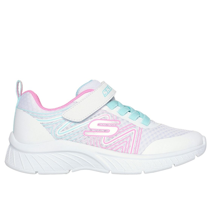 Skechers fille 303535l multi matiere blanc scratch5234401_3