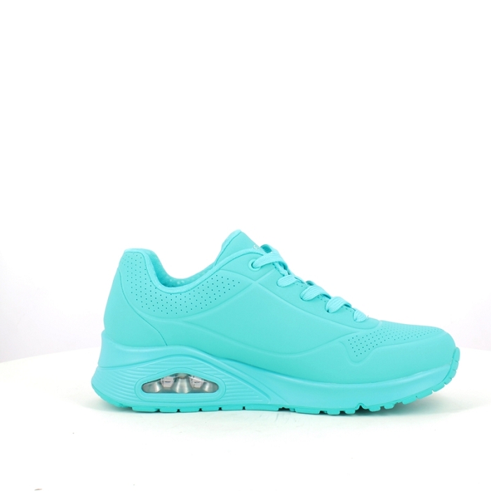 Skechers basket 73690 synthetique turquoise lacet5234901_3