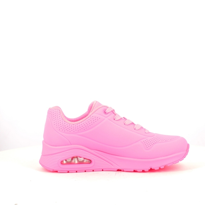 Skechers basket 73690 synthetique rose lacet5234902_3