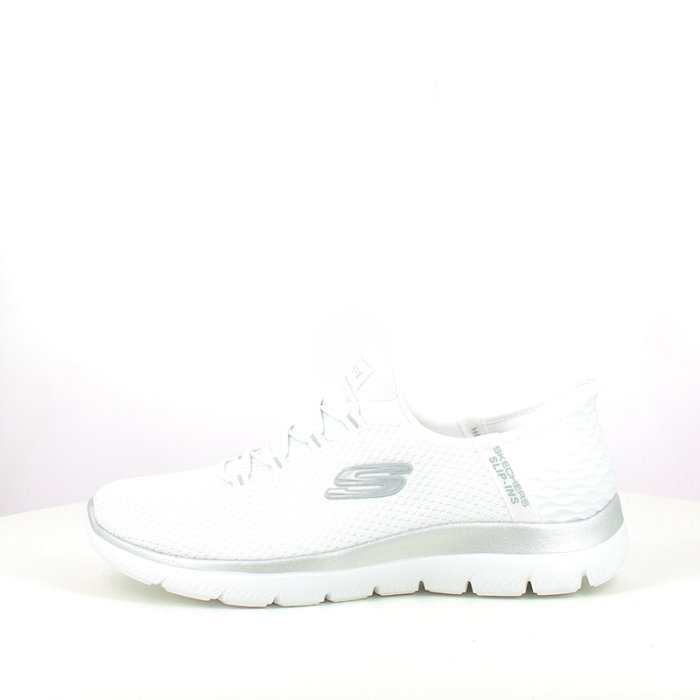 Skechers basket 150123 toile blanc