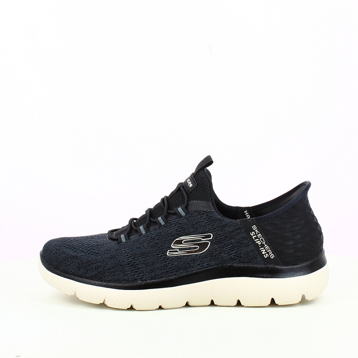 Skechers basket 232469 toile noir