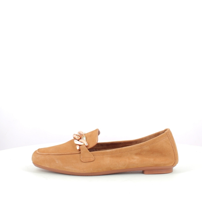 Reqins derbies mocassins horel cuir velours camel