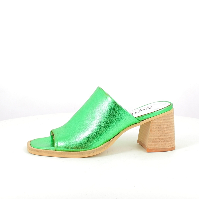 Myma sandale 7770my cuir lisse vert