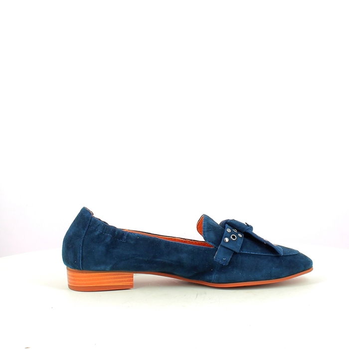 Mamzelle derbies mocassins zipa cuir velours marine5249301_3