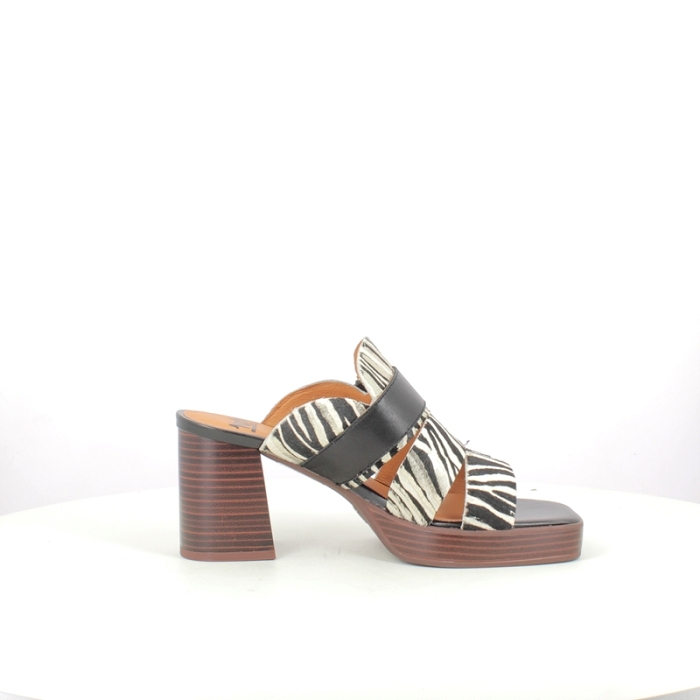 Mamzelle sandale simple cuir velours noir5250001_3
