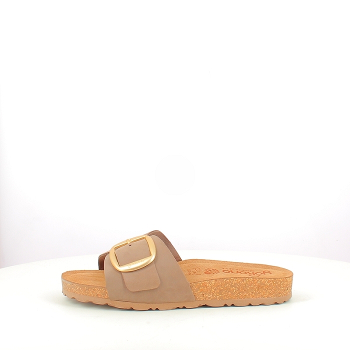 Yokono sandale jerba 114 nubuck marron boucle