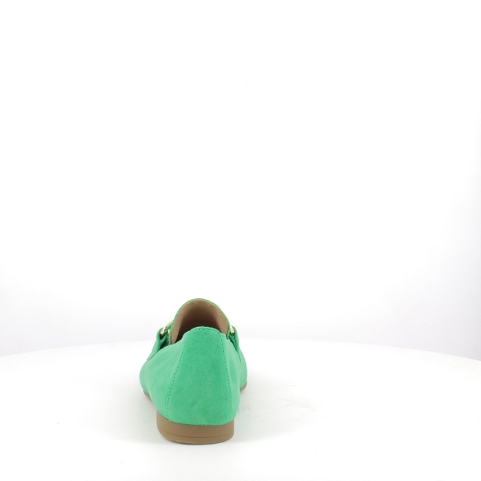 Gabor derbies mocassins 45211.33 cuir velours vert5255401_2