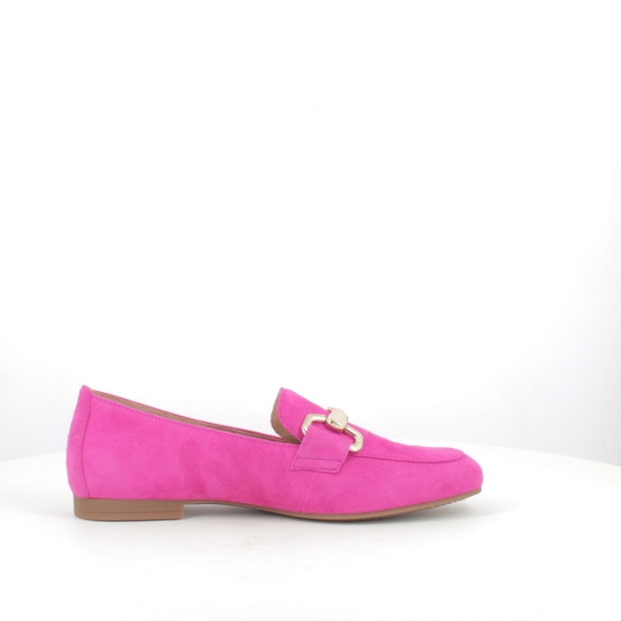 Gabor derbies mocassins 45211.33 cuir velours fushia5255402_3