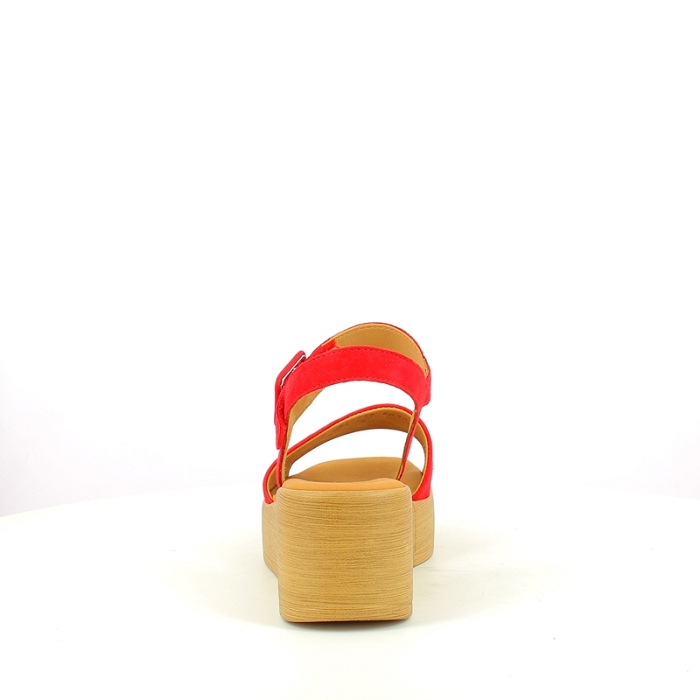 Gabor sandale 44531 cuir velours rouge scratch5256602_2