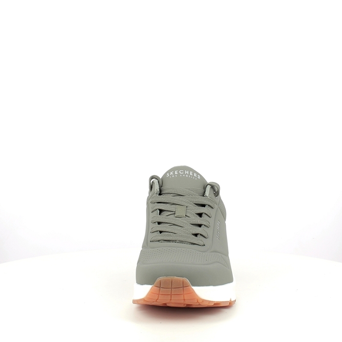Skechers basket 183004 multi matiere kaki lacet5281902_2