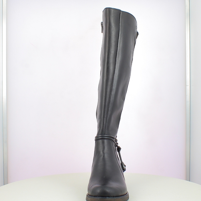 Rieker botte z9564.00 cuir lisse noir zip5284201_2