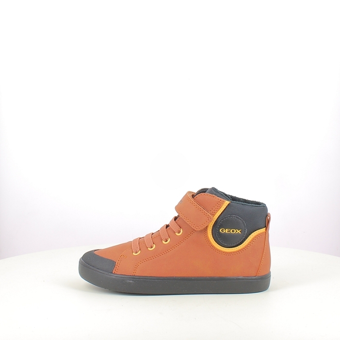 Geox garcon j465cc synthetique marron scratch