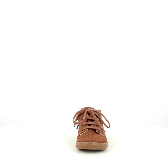 Shoo pom debout bouba zip desert cuir velours camel lacet zip5295102_2