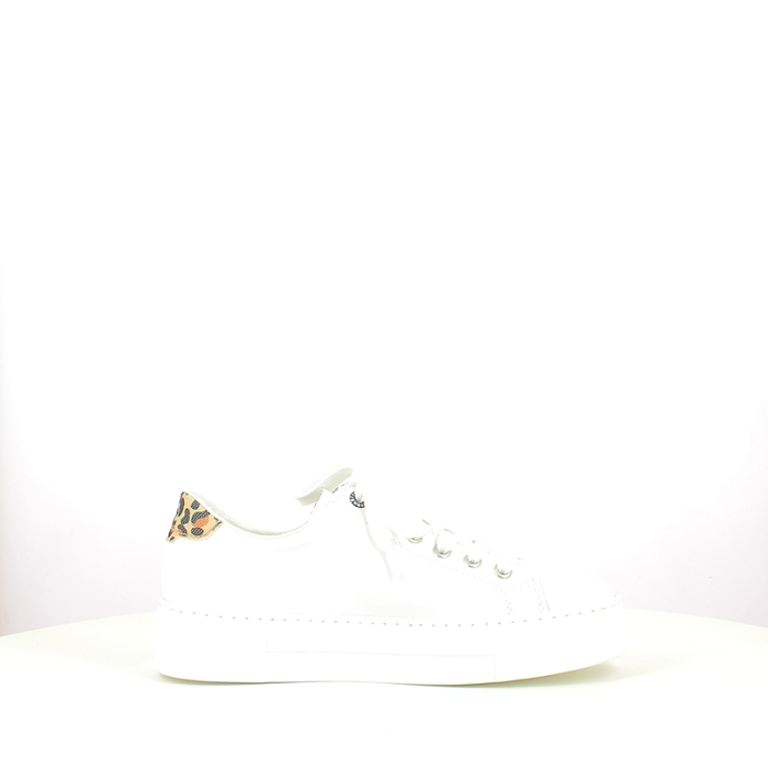 Rieker basket n4924.81 cuir lisse blanc lacet zip5320701_3