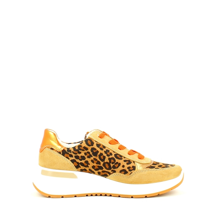 Ara basket 1257702.10 cuir velours peau imprimee lacet zip5324301_3