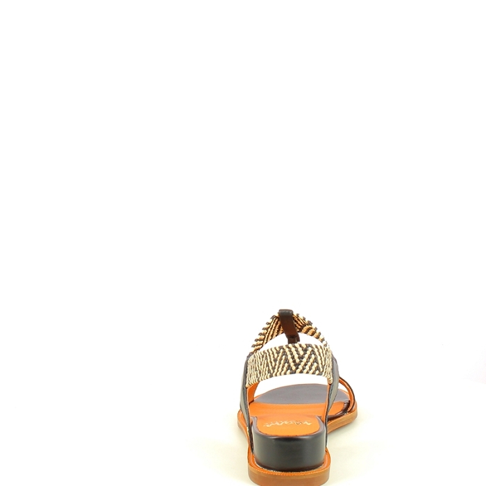 Mamzelle sandale obole cuir lisse noir boucle5326502_4