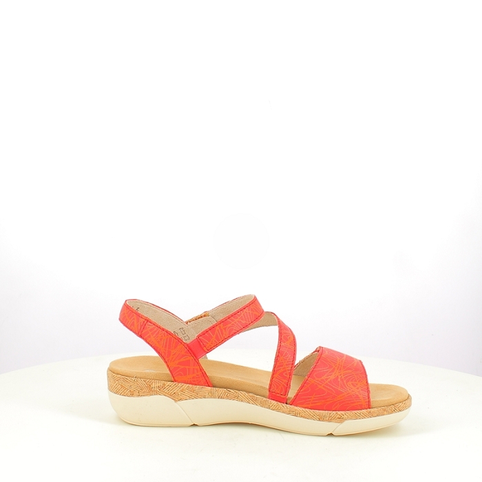 Remonte sandale r6860. cuir lisse rouge scratch5328303_3