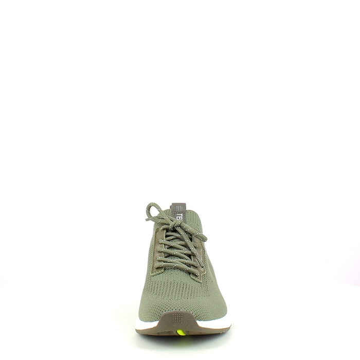 Tbs basket jelina cuir lisse kaki lacet5345601_2