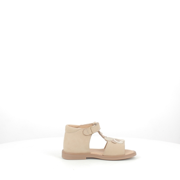 Gbb premier pas kirielle cuir lisse beige scratch5354201_3