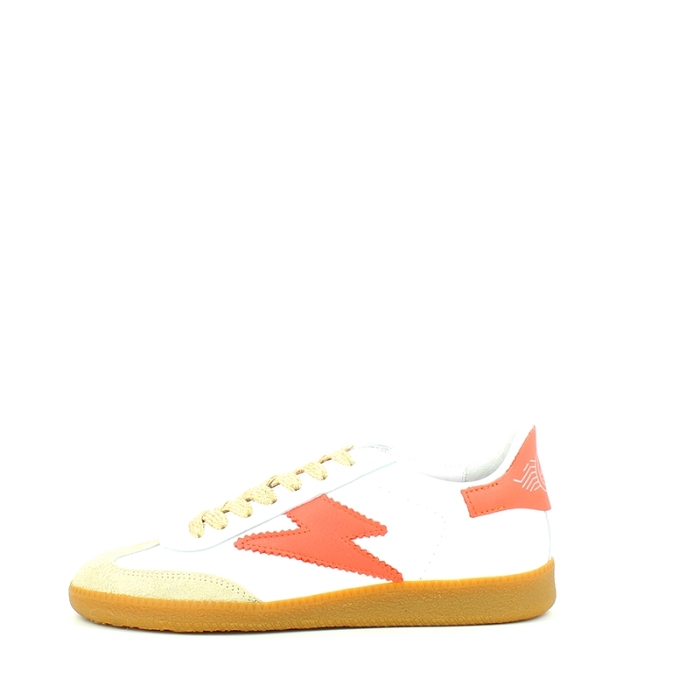 Semerdjian basket aslan b118 cuir lisse blanc lacet
