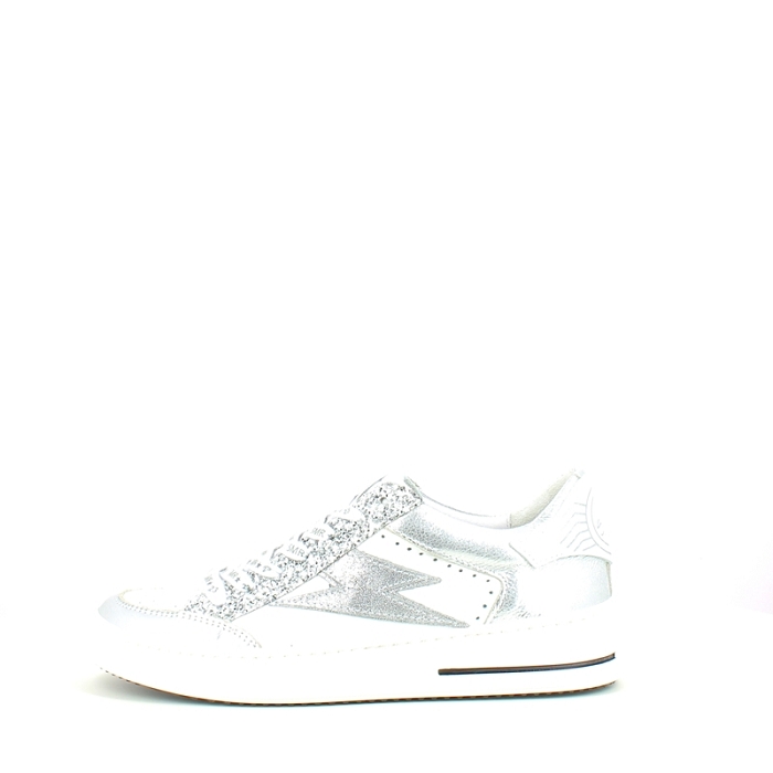 Semerdjian basket noubar b533 cuir lisse blanc lacet