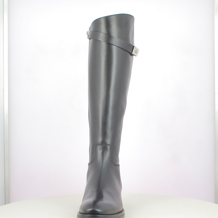 Triver botte 599.09 cuir lisse noir zip5369801_2