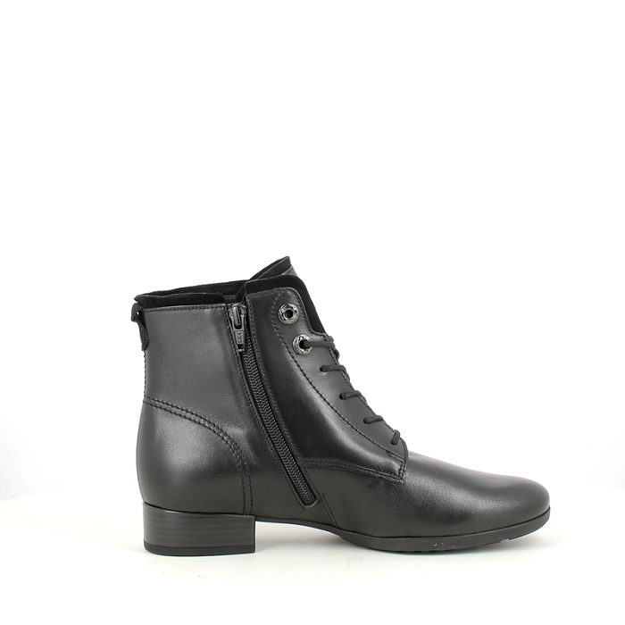 Gabor bottine 72715.57 cuir lisse noir lacet zip5371001_3